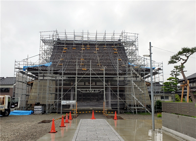 改修工事・神社